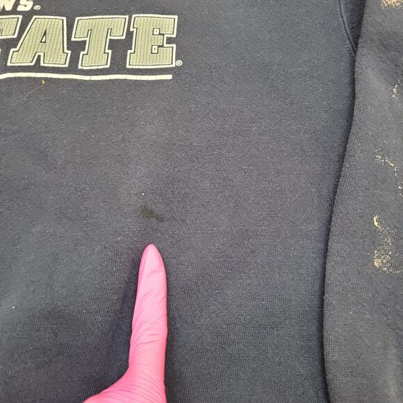 Vintage Penn State Sweatshirt L/XL 25x25 Faded Distressed Boxy - Picture 3 of 14